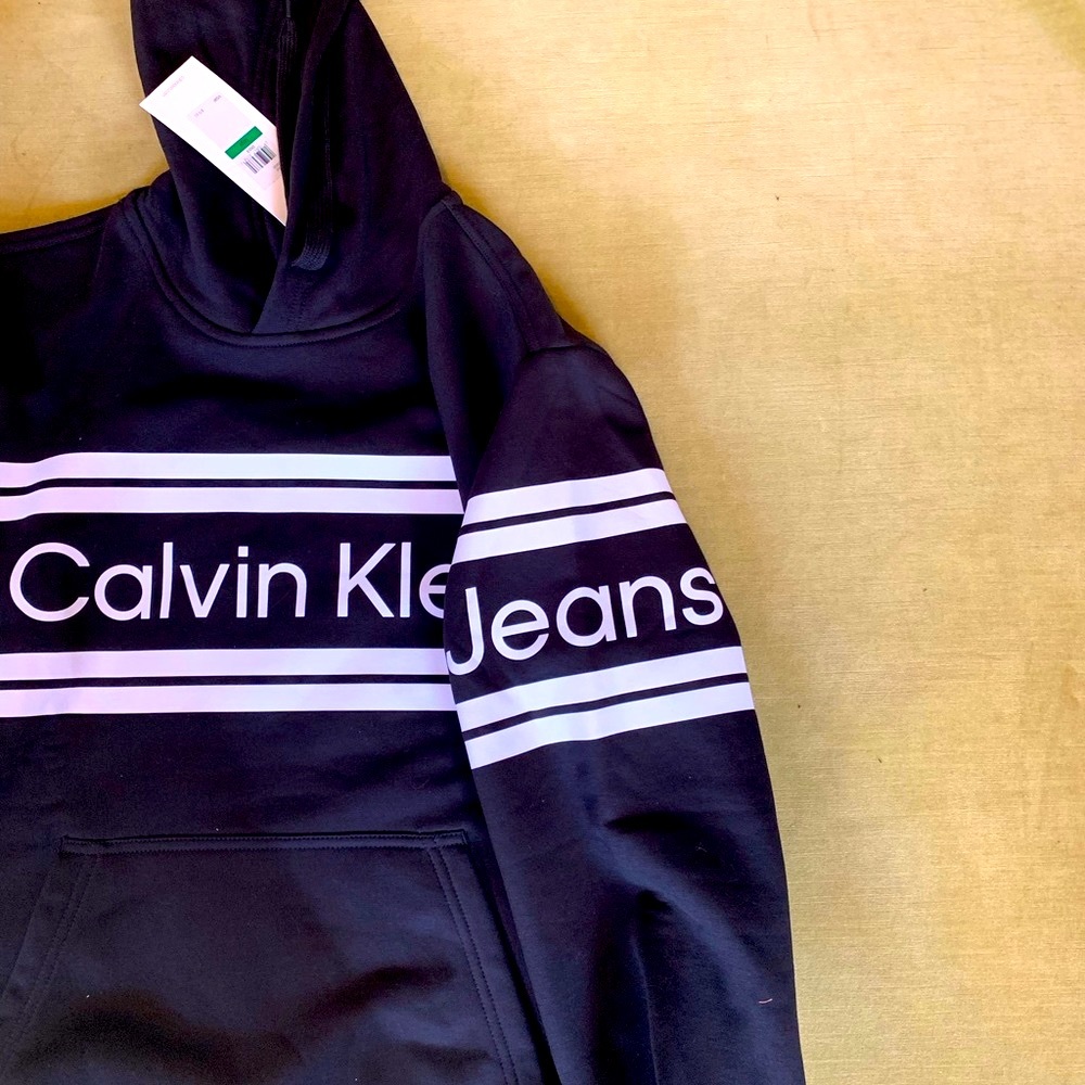 NWT Calvin Klein Black Hoodie - Picture 5 of 5